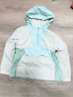 Cat & Jack Mint and Cream Hooded Pullover
